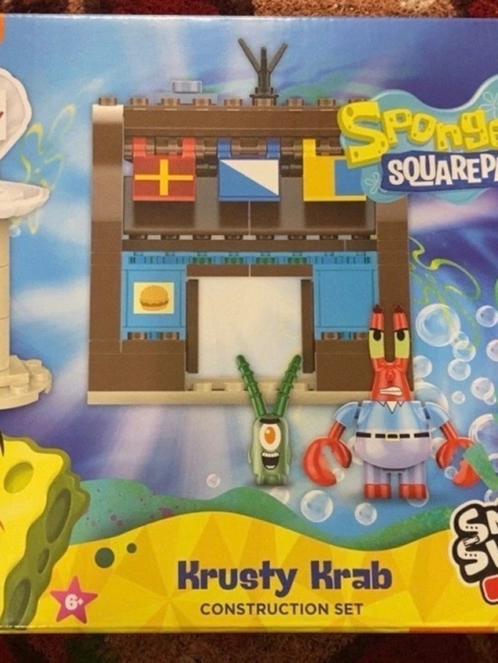 Well Played Kr u sty Krab Construction Set SpongeBob 95-Piece Construction Set
